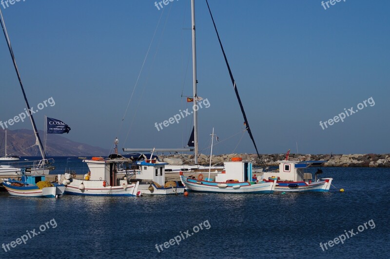 Boat Kos Greece Port Fisherman