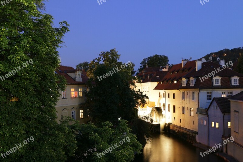 Prague Mill Old Historic Center Architecture