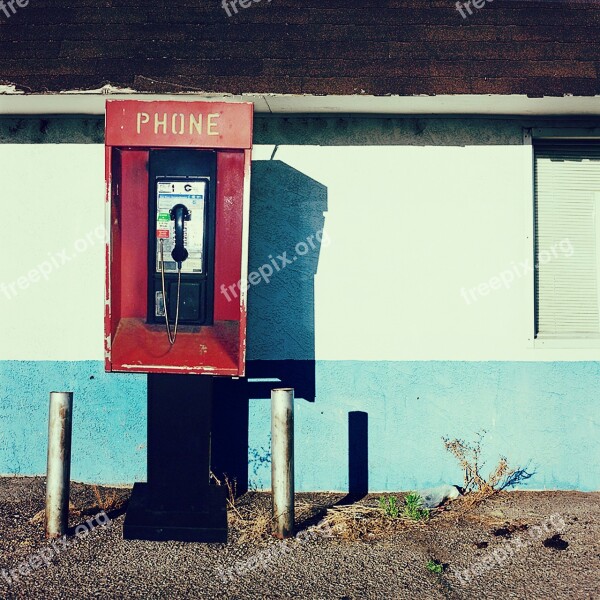 Telephone Phone Call Talk Pay Phone