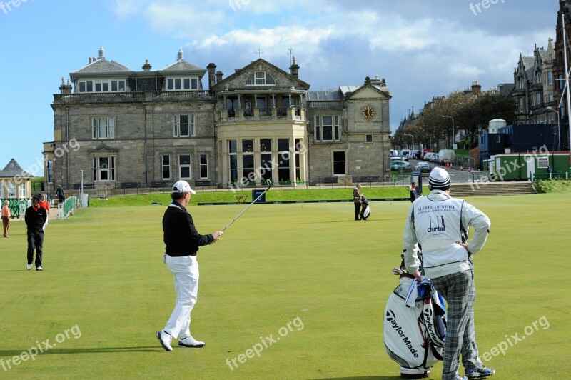 Golf Game Golf Golfer St Andrews Scotland