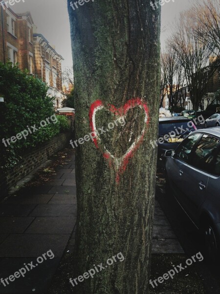 Tree Love Heart Street London