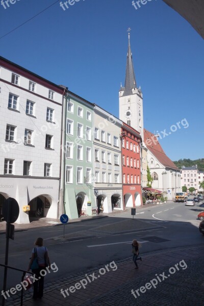 Wasserburg Historic Center Steeple Church Mother