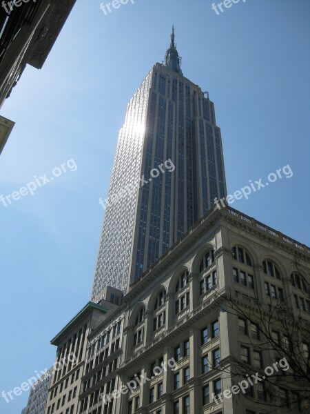 Empire State Building New York New York City Big Apple Skyscraper