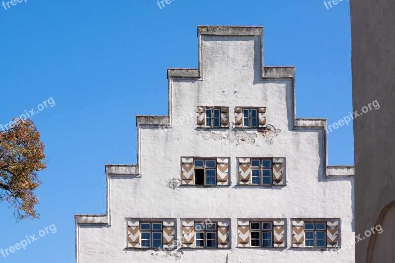 Castle Window Shutters Facade Wall