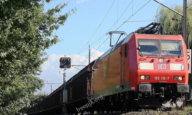 Train Freight Train Locomotive Deutsche Bahn Db