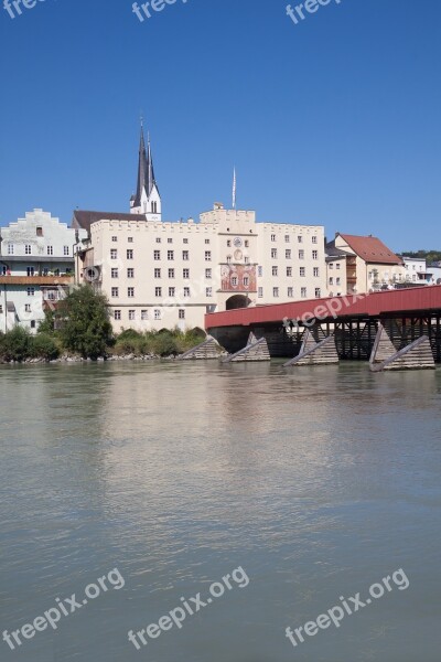 Wasserburg City River Fixing Bridge