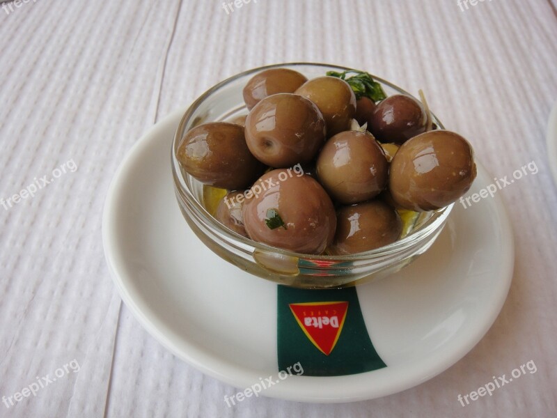 Olives Appetizer Tapas Olivas Free Photos