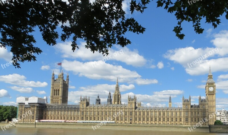 Buckingham Palace Westminster Big Ben London Landmark