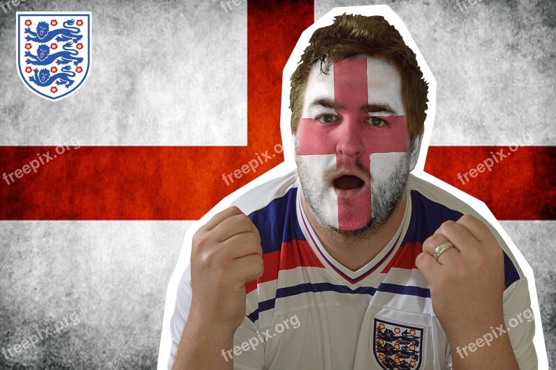 Soccer Fan England Football Sport