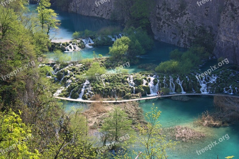 Plitvice Plitvice Lakes Croatia Lake Water