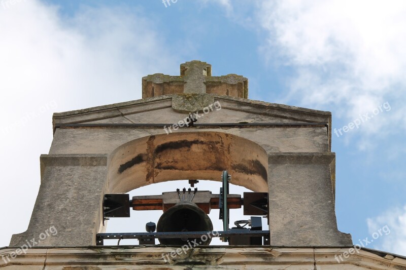 Church Bell Cross Bell Tower Chapel