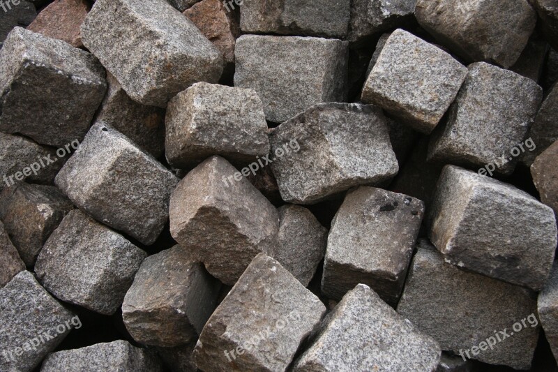 Stones Granite Small Patch Paving Stones Grey