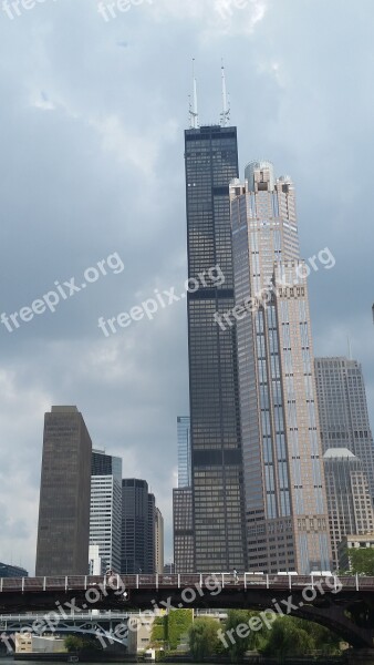 Chicago Sears Tower Tower City Illinois