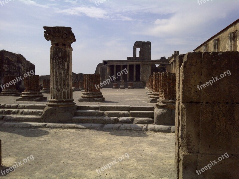 Italy Pompeii Europe Travel Italian