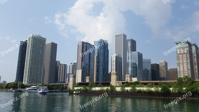 Chicago Architecture City Cityscape Skyline