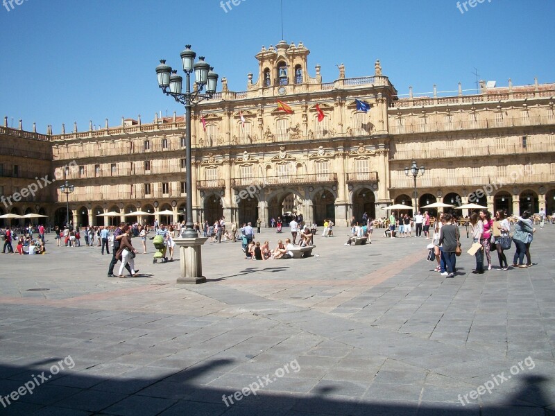 Main Square Salamanca Historic Centre Free Photos