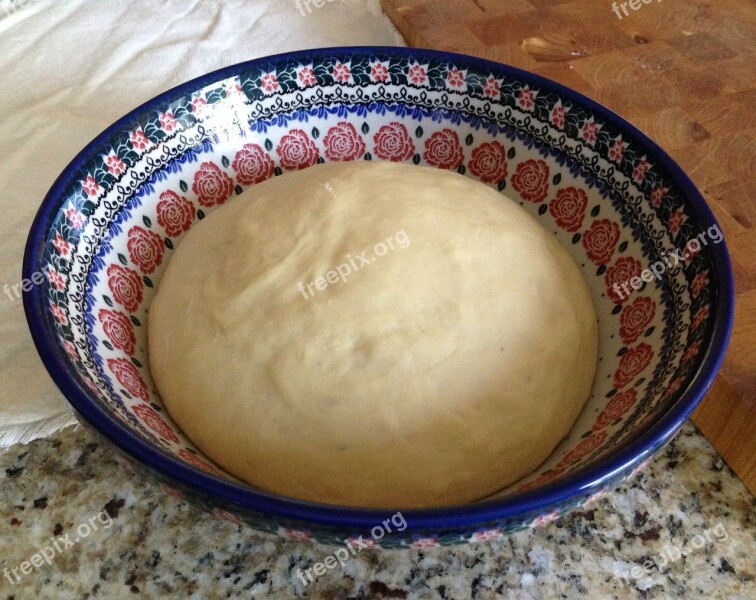 Dough Baking Bowl Bread Cooking