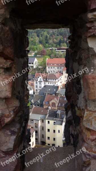 Embrasure Castle Castle Wall Gathered City