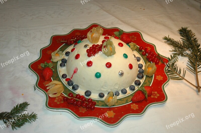 Christmas Christmas Cake Dessert Ice-cream Cake Ice