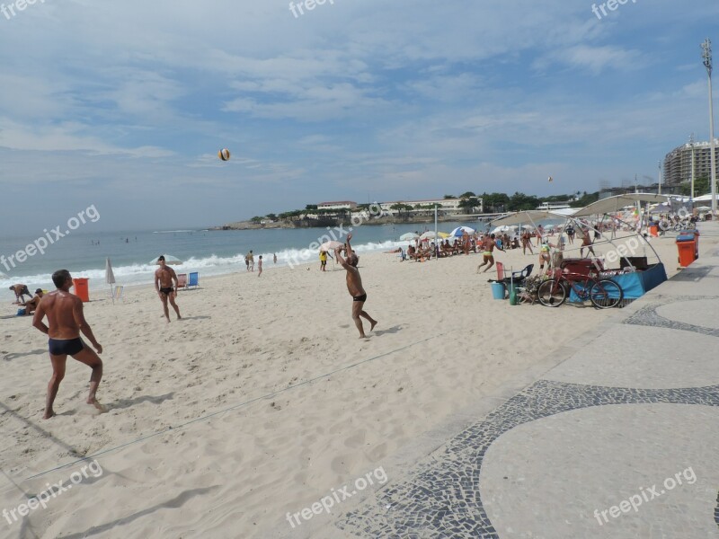 Copacabana Rio De Janeiro Vacation Brazil Beach Free Photos