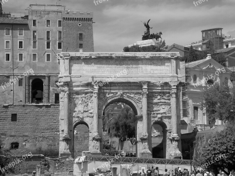 Forum Romanum Rome Old Landmark Architecture