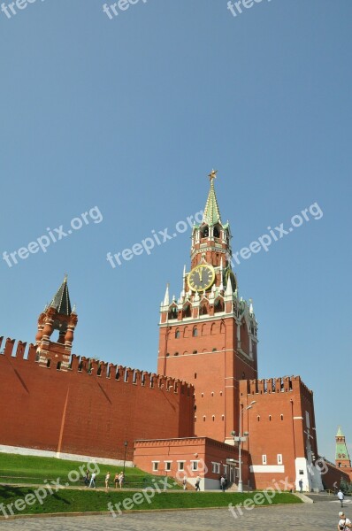 Moscow Kremlin Clock Free Photos