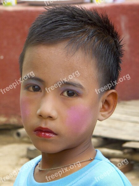 Buddhism Initiation Child Burma Free Photos