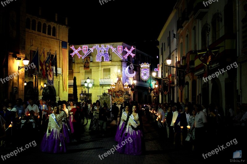 Procession Virgin Castalla Free Photos