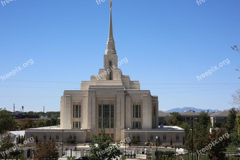 Salt Lake City Church Utah Landmark Religious