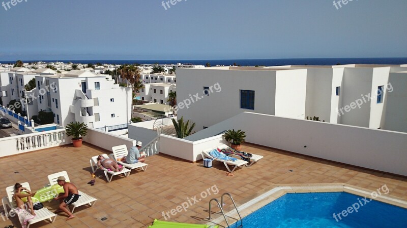 Lanzarote Puerto Del Carmen Koalemos Houses Rooftop Terrace