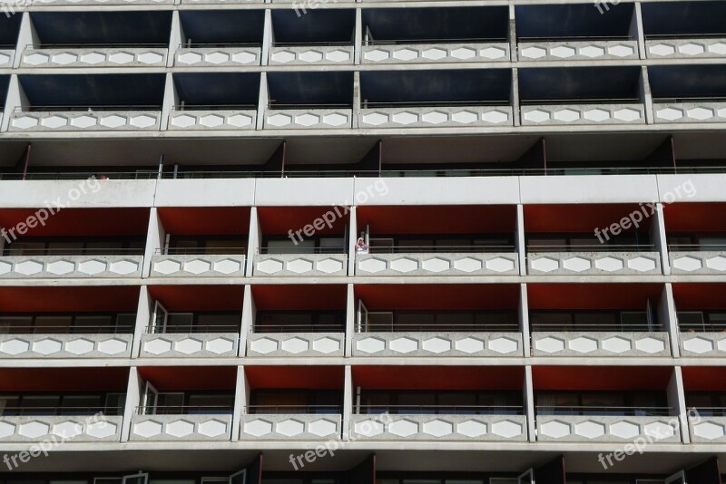 Skyscraper Balconies Building Architecture Structure