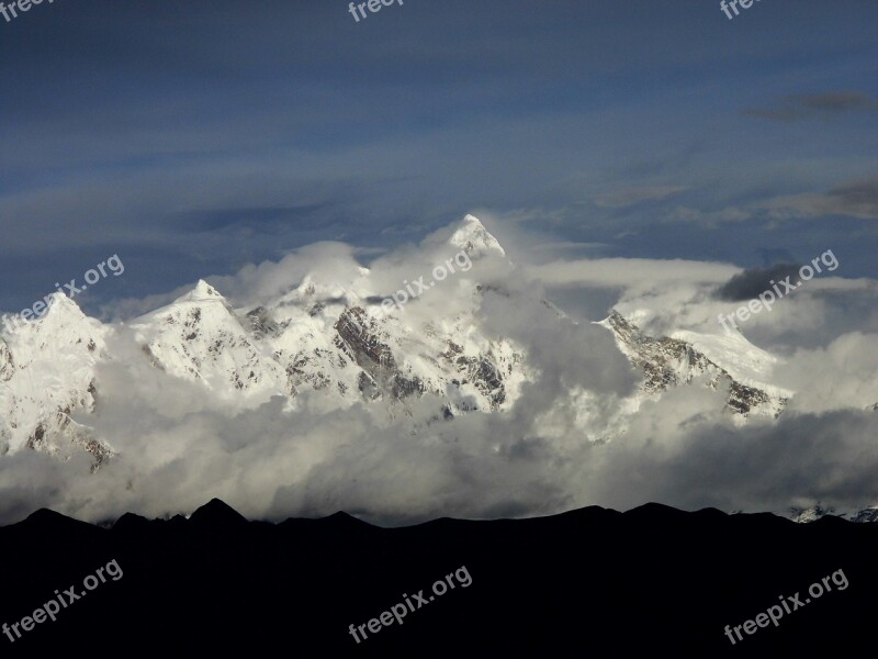 Tibet Nyingchi Snow Mountain Free Photos