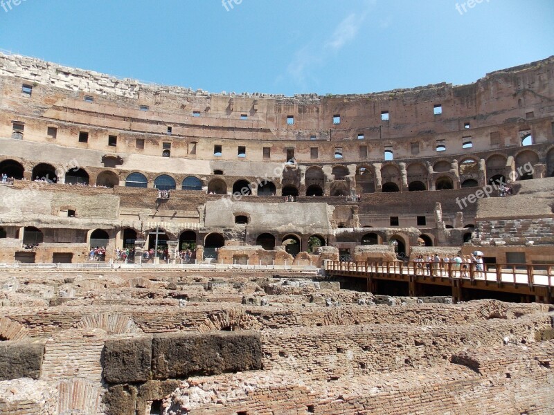 Colosseum Rome Italy Architecture Amphitheatre