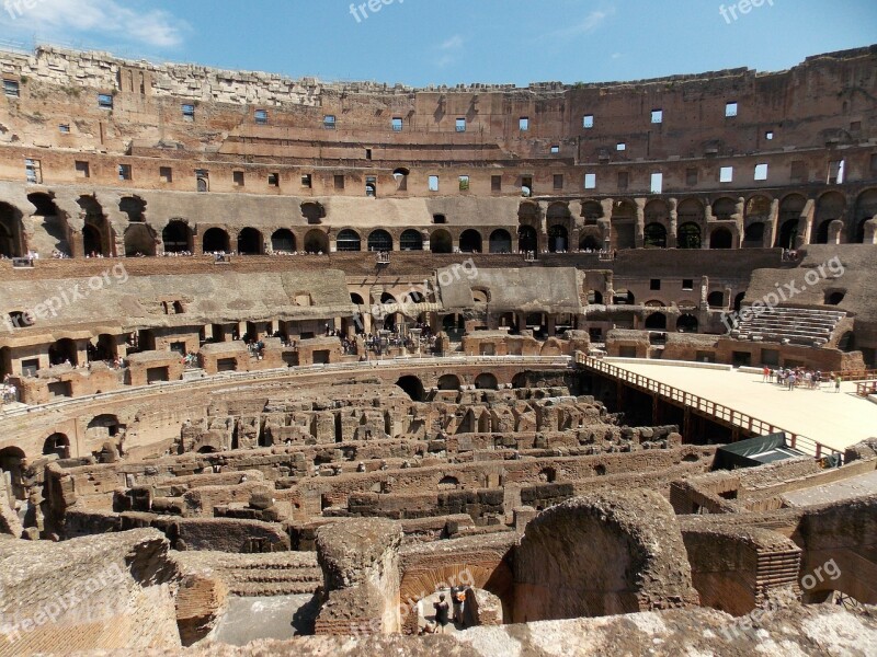 Colosseum Rome Italy Architecture Amphitheatre