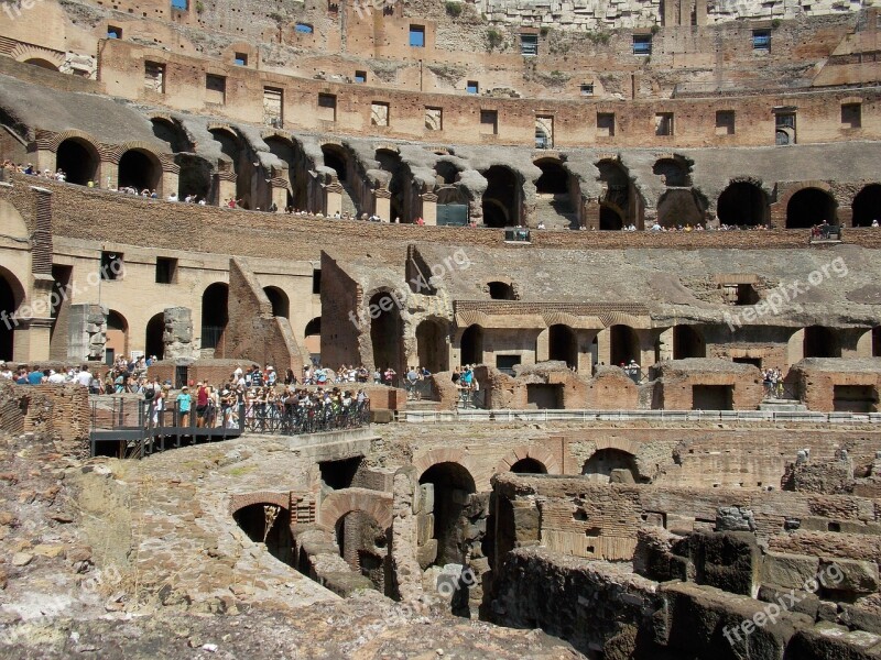 Colosseum Rome Italy Architecture Amphitheatre