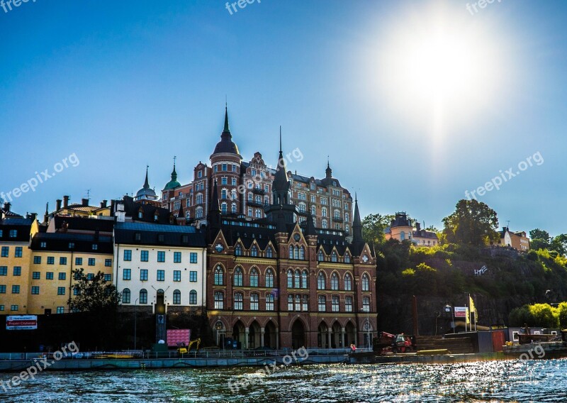 Stockholm Sweden City Architecture Old