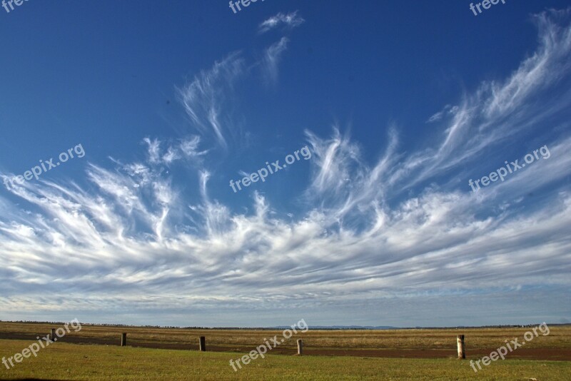 Sky Horizon Blue Scene Beauty