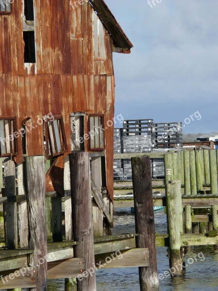 Boathouse Dock Post Boat Pier