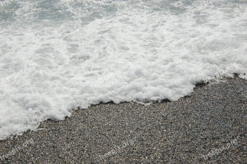 Sea Stones Surf Wave Beach