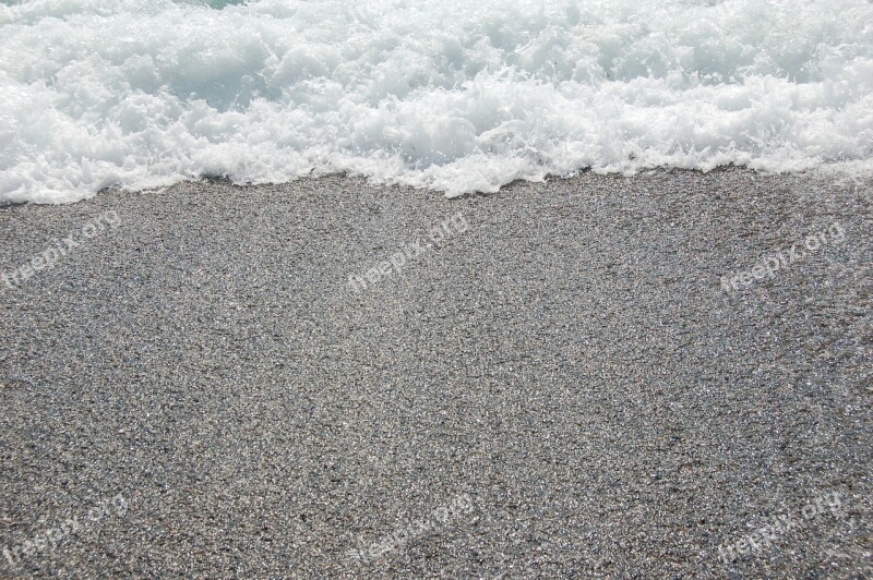 Sea Stones Foam Wave Pebbles