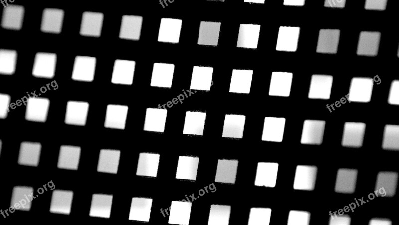 Grid Abstract Black Pattern Decorative