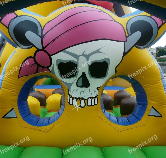 Bouncy Castle Pirate Air Cushion Play Pirate Ship