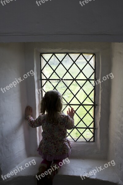 Child Window Gaze View Dreaming