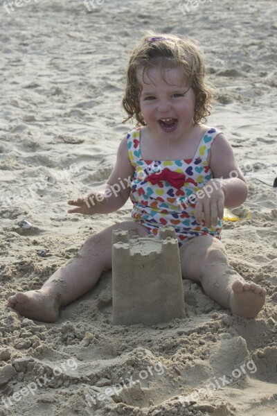 Baby Beach Sand Sand Castle Fun