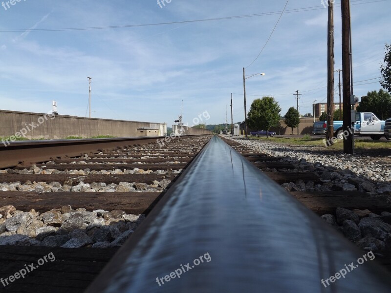 Rail Railroad Train Transport Railway