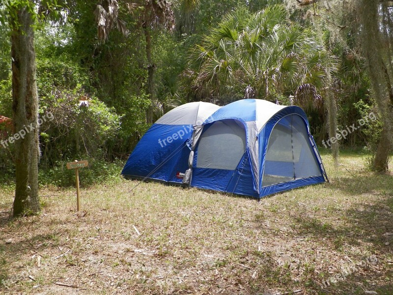 Camping Tent Camp Summer Forest