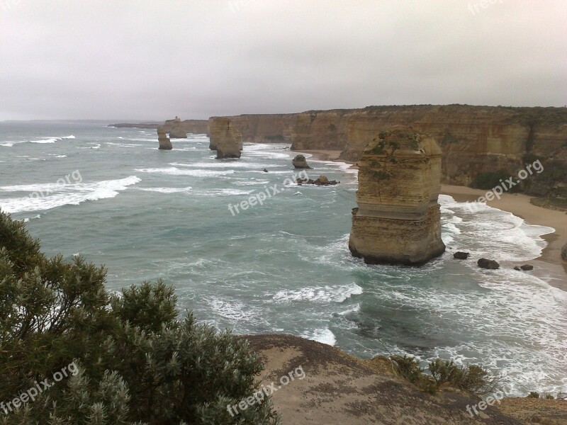 Twelve Apostles Australia Great Ocean Road Coast Landscape