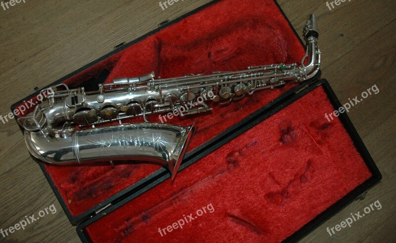 Saxophone Music Sax Silver Merry