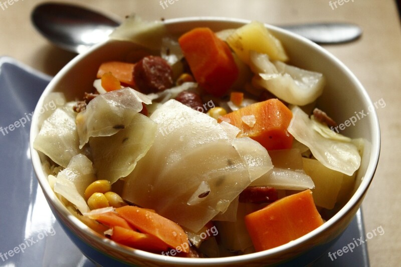 Cabbage Pot Stew Eat Court Food