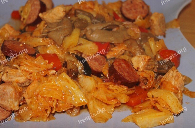 Bigos Herb Pot Eat Meal Delicious